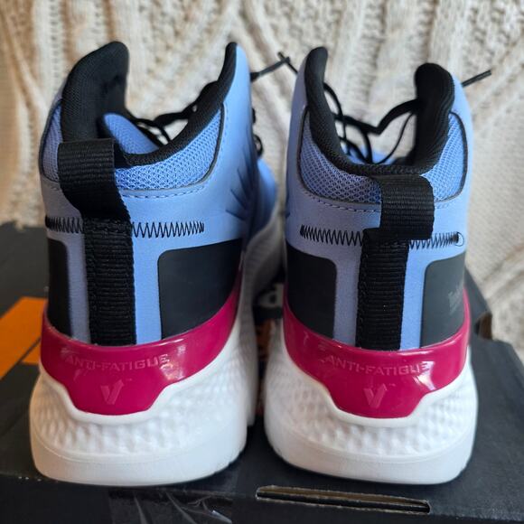 NIB Timberland Women's Setra Pro Mid Comp Toe Lace Up Work Sneakers Size 11 Blue - Picture 6 of 9